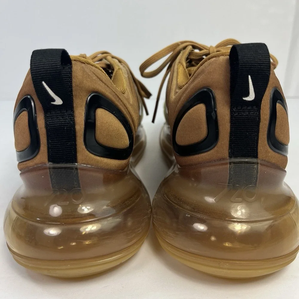 Nike Air Max 720 Wheat Black Club Gold Desert AO2924-700 Men's Size 9.5 Sneaker